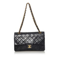Chanel Classic Lambskin Leather Double Flap Bag (SHG-31282)