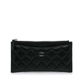 Chanel Classic Quilted Lambskin Zip Wallet (SHG-J6cOXw)