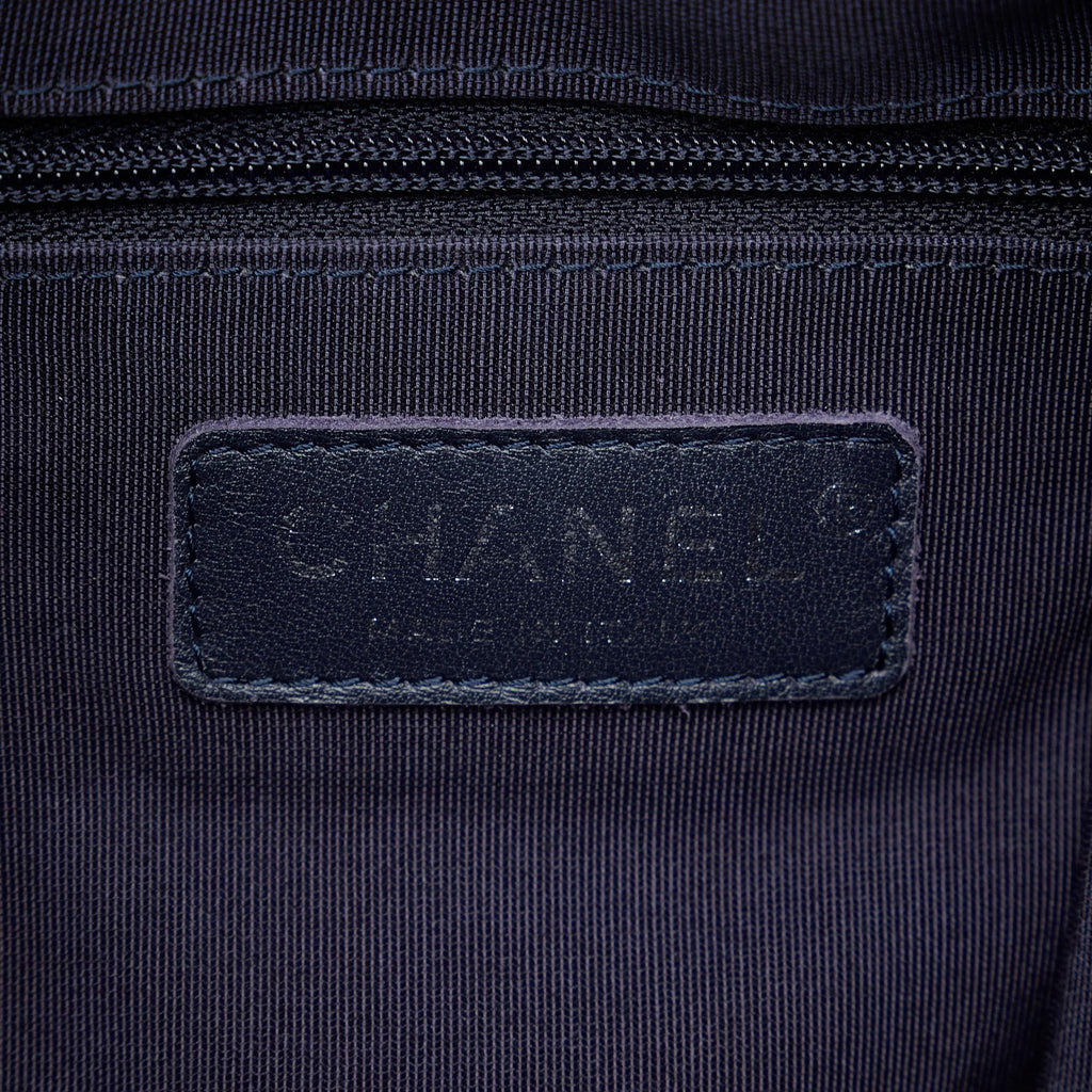 Chanel Cotton Drawstring Bag (SHG-0uiGXp)