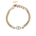 Chanel Crystal CC Runway Chain Link Bracelet (SHF-GJxw1h)