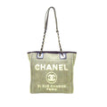 Chanel Deauville Canvas Tote Bag (SHG-26193)