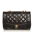 Chanel Diana Lambskin Leather Crossbody Bag (SHG-VVfx3I)