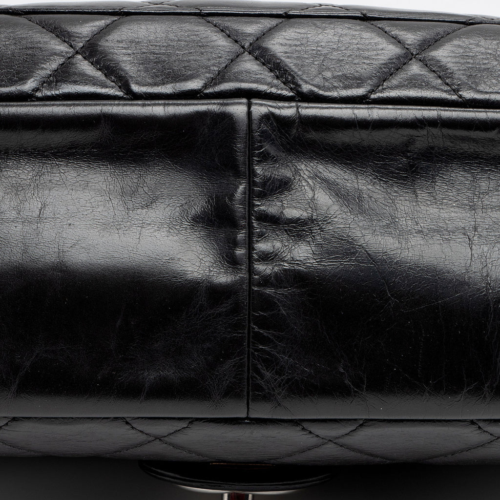 Chanel Glazed Calfskin CC Delivery Small Shopping Tote (SHF-AR0t7R)