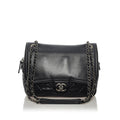 Chanel In The Mix Zip Flap Leather Crossbody Bag (SHG-34482)