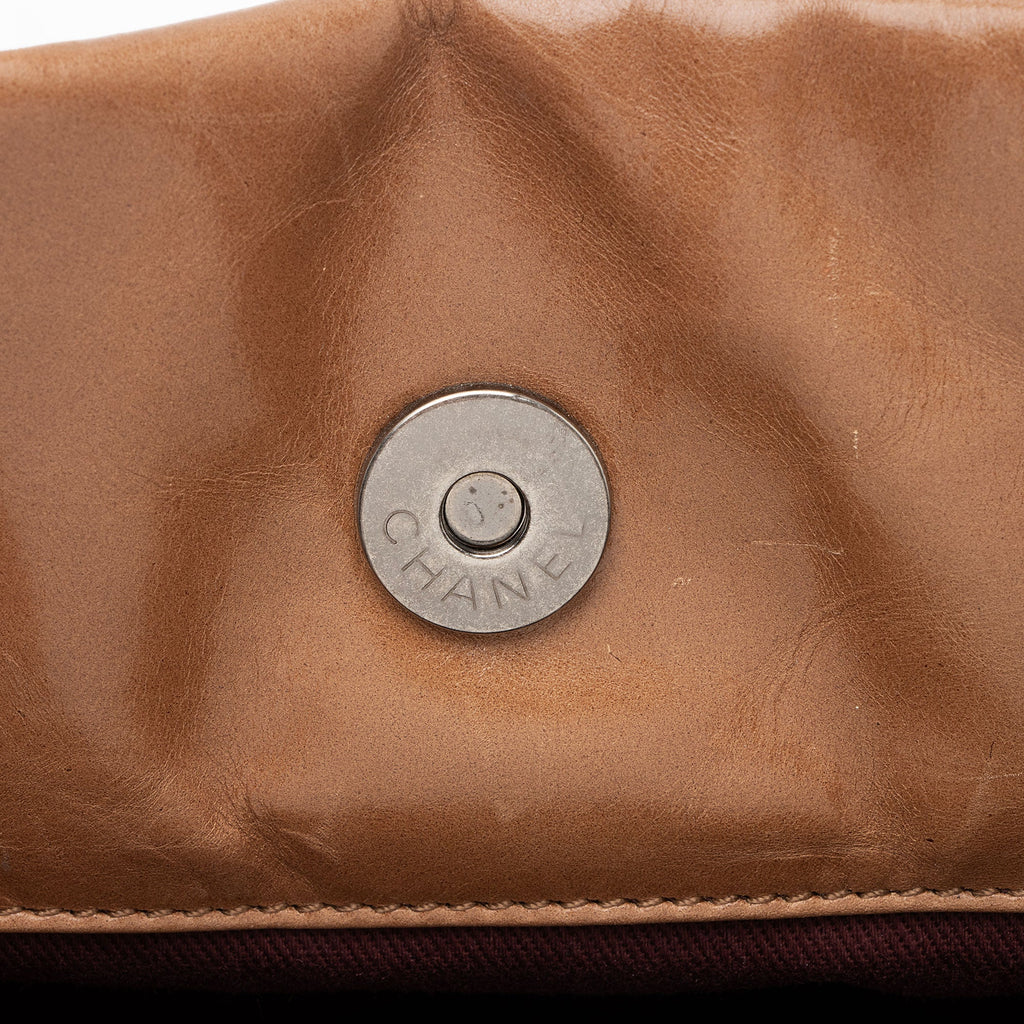 Chanel Iridescent Calfskin In the Mix Bowler Small Tote (SHF-otOqlH)
