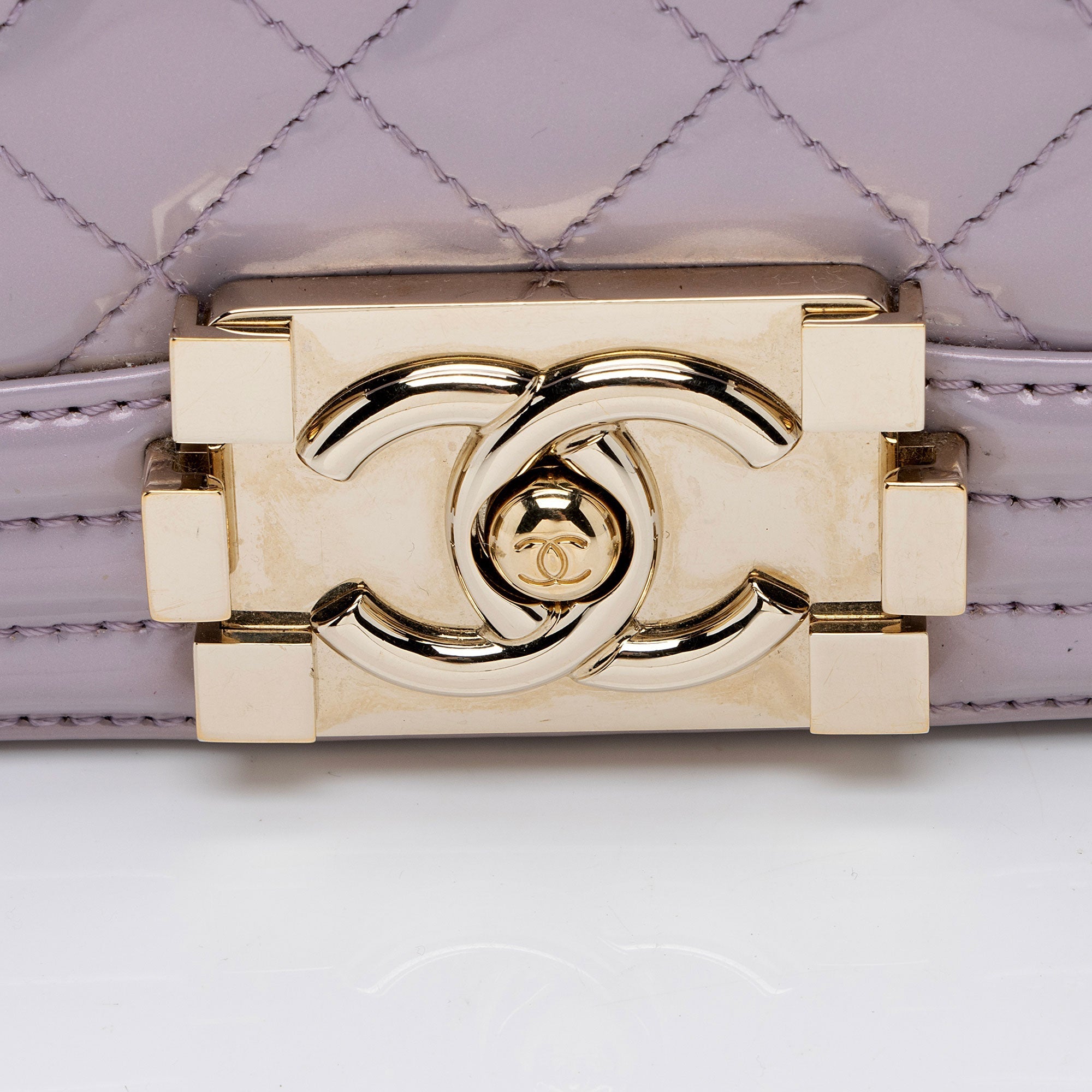 Chanel Patent Leather New Medium Boy Bag (SHF-o181rK)