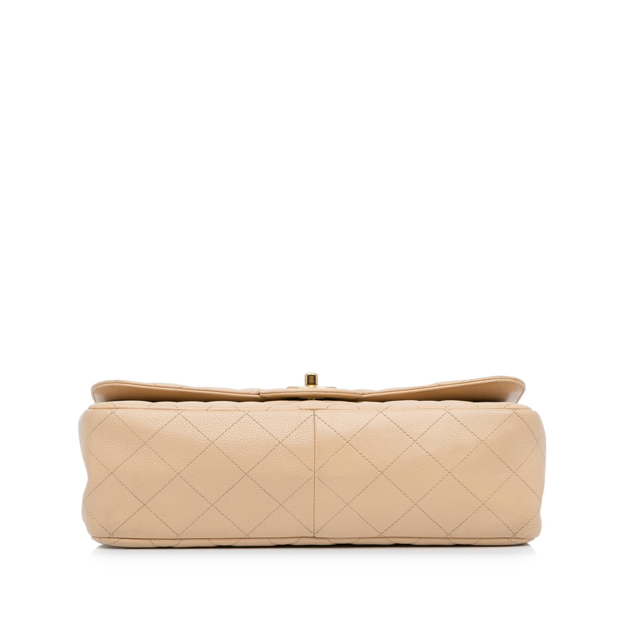 Chanel Jumbo Classic Caviar Double Flap (SHG-hLLhcE)