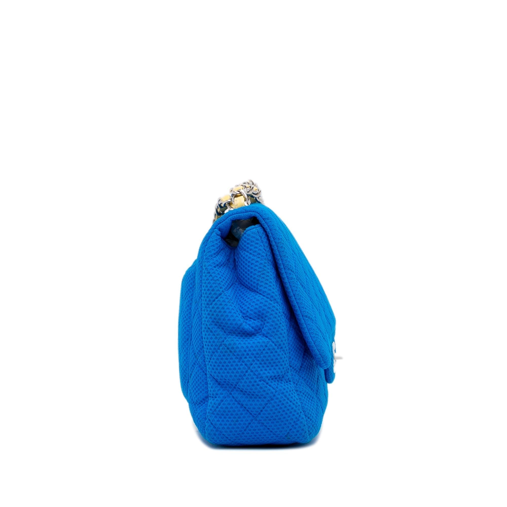 Chanel Jumbo Classic Jersey Single Flap (SHG-vOf3cS)