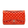 Chanel Jumbo Classic Patent Double Flap (SHG-WfZZDB)