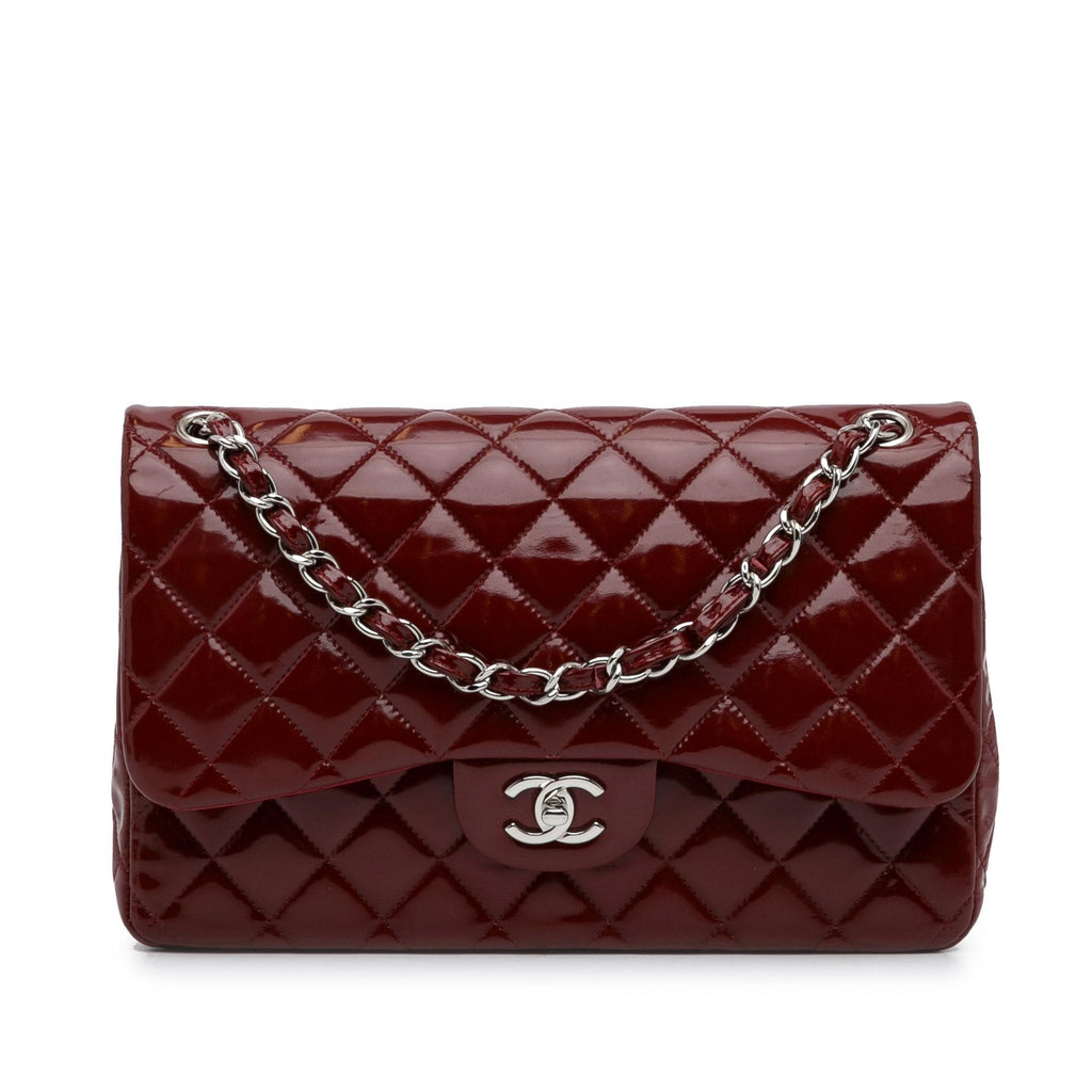 Chanel Jumbo Classic Patent Double Flap (SHG-Nqpvs3)