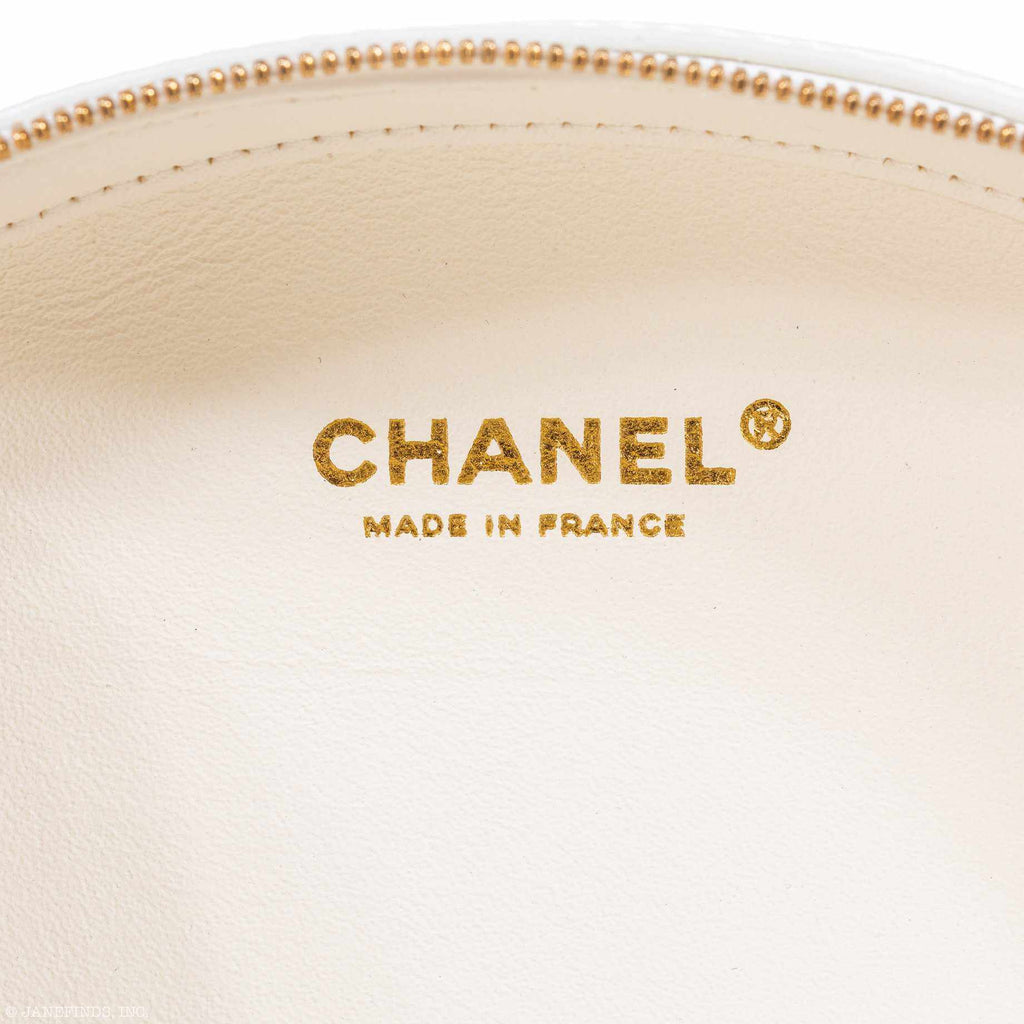 Chanel La Pausa Clutch White & Silver Cross Body Limited Edition