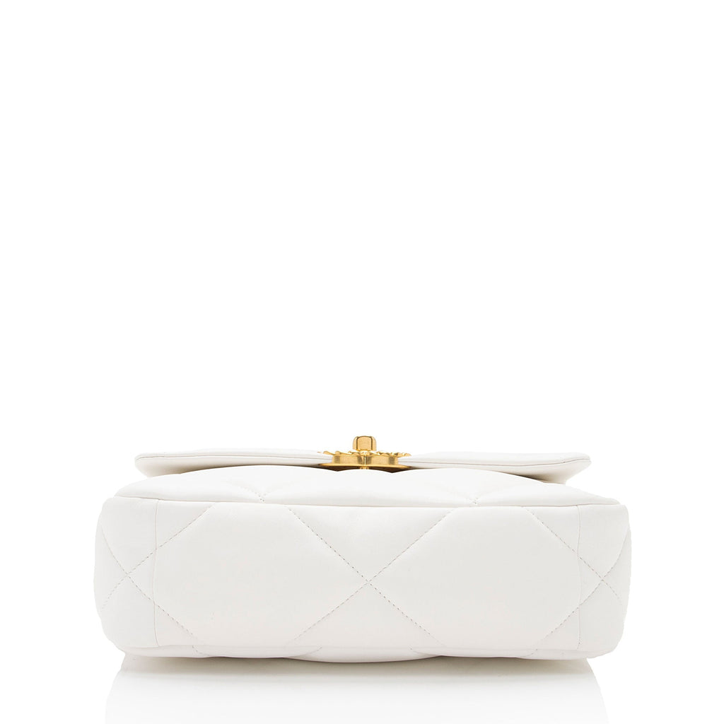 Chanel Lambskin 19 Medium Flap Shoulder Bag (SHF-mCNqcK)
