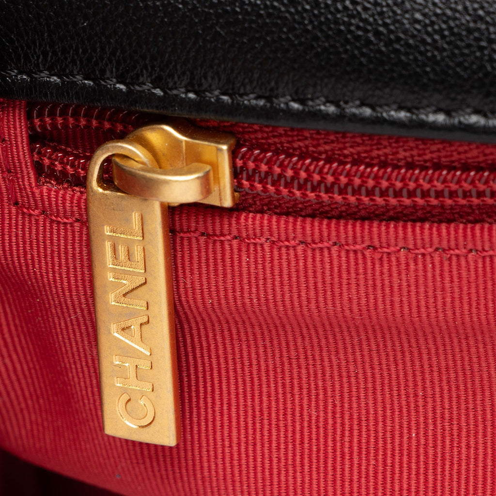 Chanel Lambskin 19 Medium Flap Shoulder Bag (SHF-boGp4i)