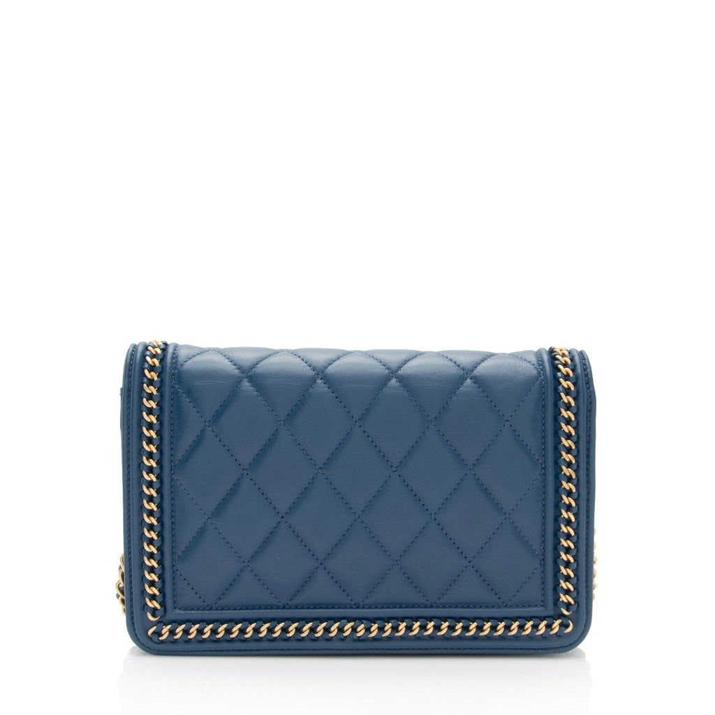 Chanel Lambskin Chain Around Boy Wallet on Chain Bag (SHF-jC1V6a)
