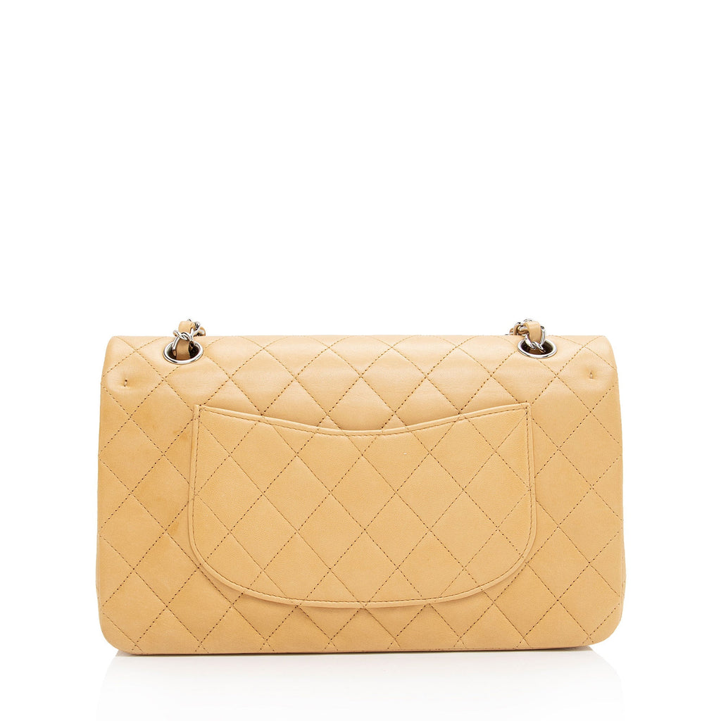 Chanel Lambskin Classic Medium Double Flap Bag (SHF-PLkziN)
