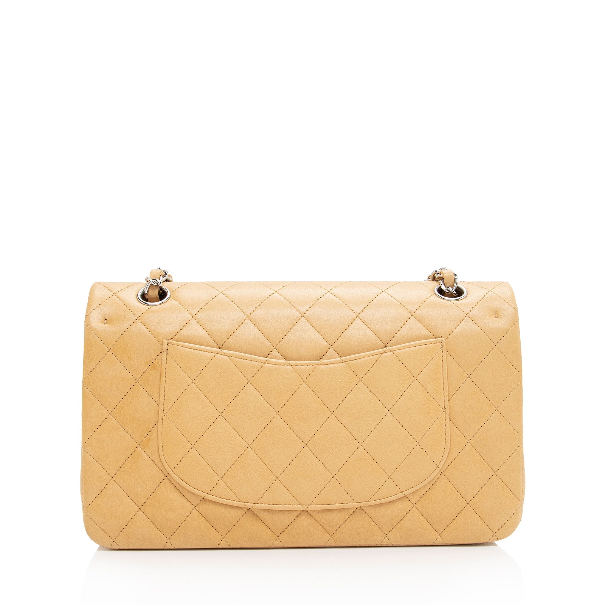 Chanel Lambskin Classic Medium Double Flap Bag (SHF-PLkziN)