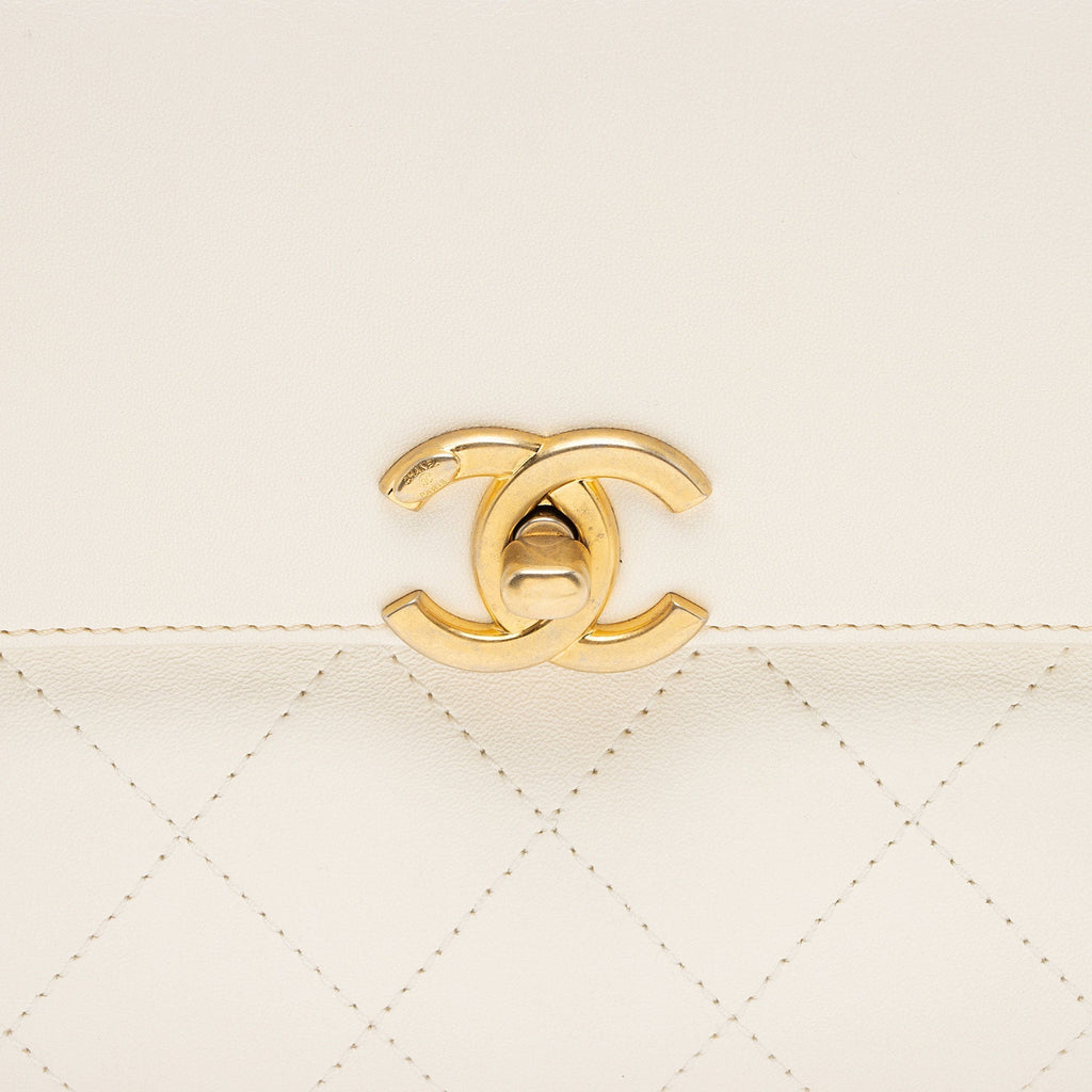 Chanel Lambskin Coco Lux Small Flap Bag (SHF-48E89g)
