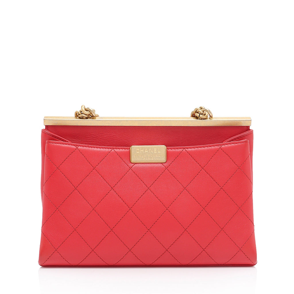 Chanel Lambskin Coco Lux Small Flap Bag (SHF-MQ8dSy)