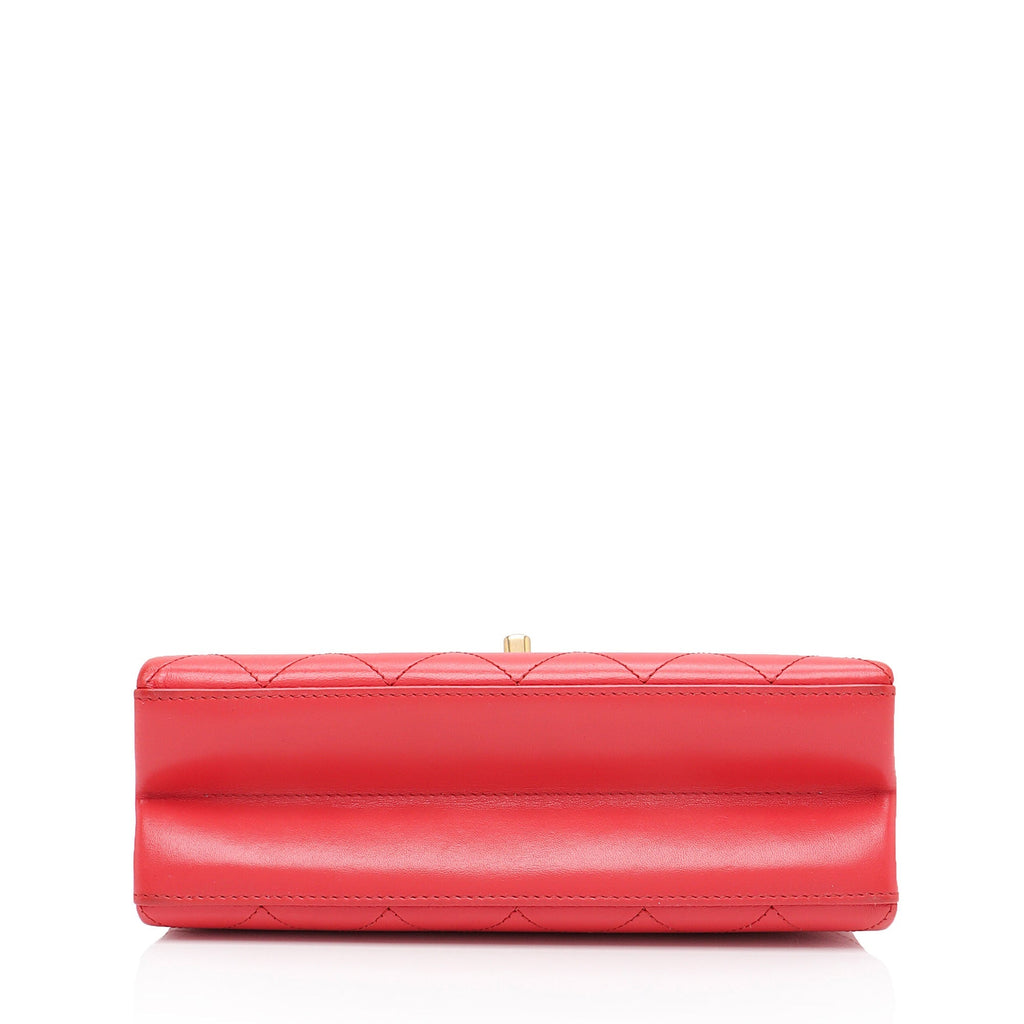 Chanel Lambskin Coco Lux Small Flap Bag (SHF-MQ8dSy)