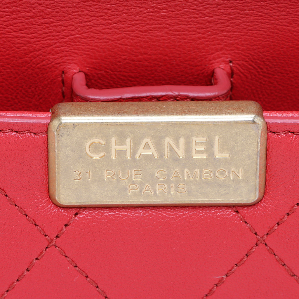 Chanel Lambskin Coco Lux Small Flap Bag (SHF-MQ8dSy)