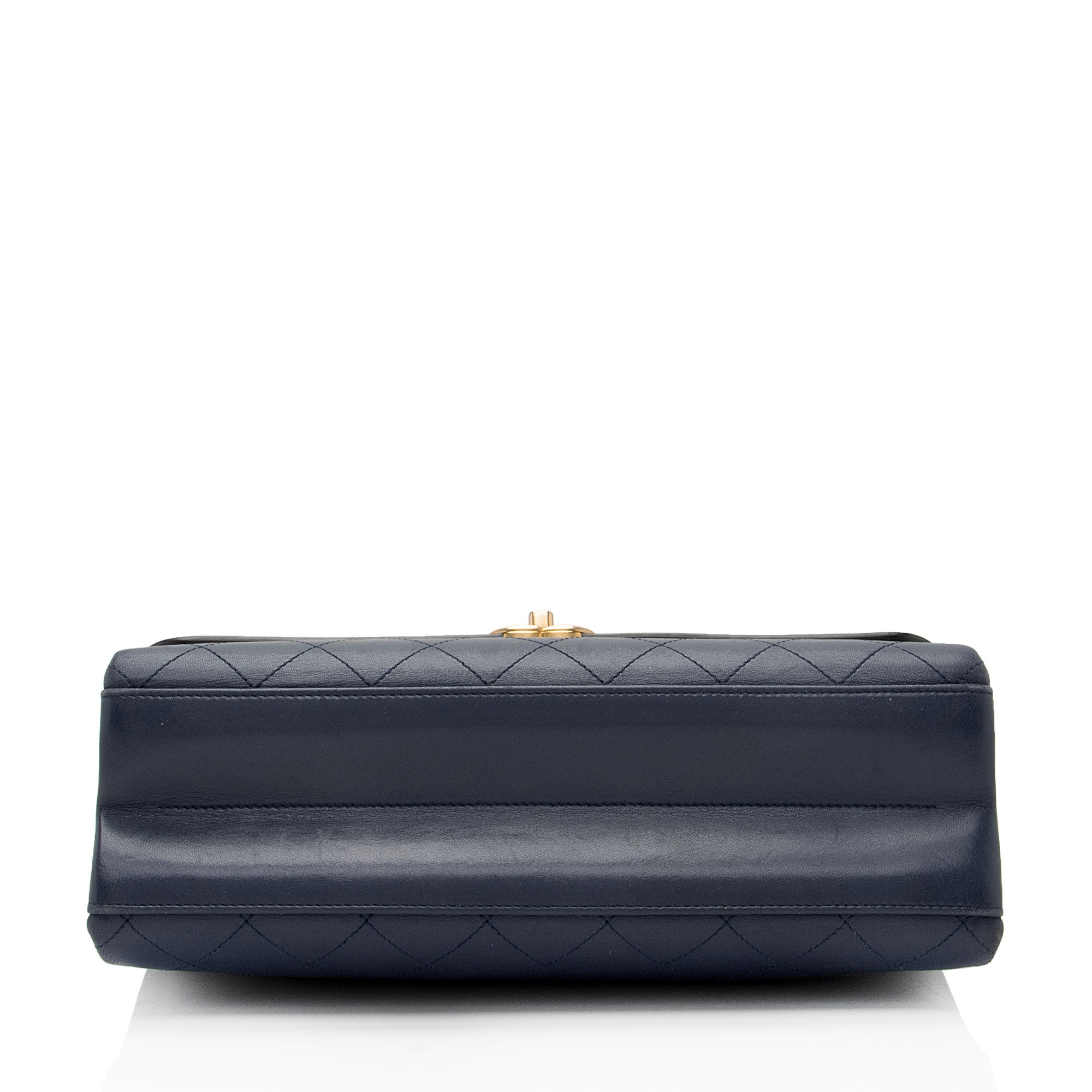 Chanel Lambskin Coco Lux Top Handle Flap Bag (SHF-E3U0SX)