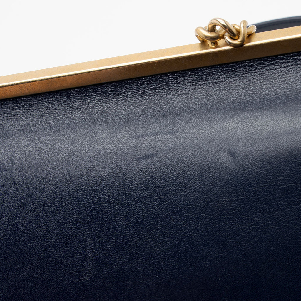 Chanel Lambskin Coco Lux Top Handle Flap Bag (SHF-E3U0SX)