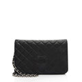 Chanel Lambskin Diamond CC Wallet On Chain Bag (SHF-yFwMhh)
