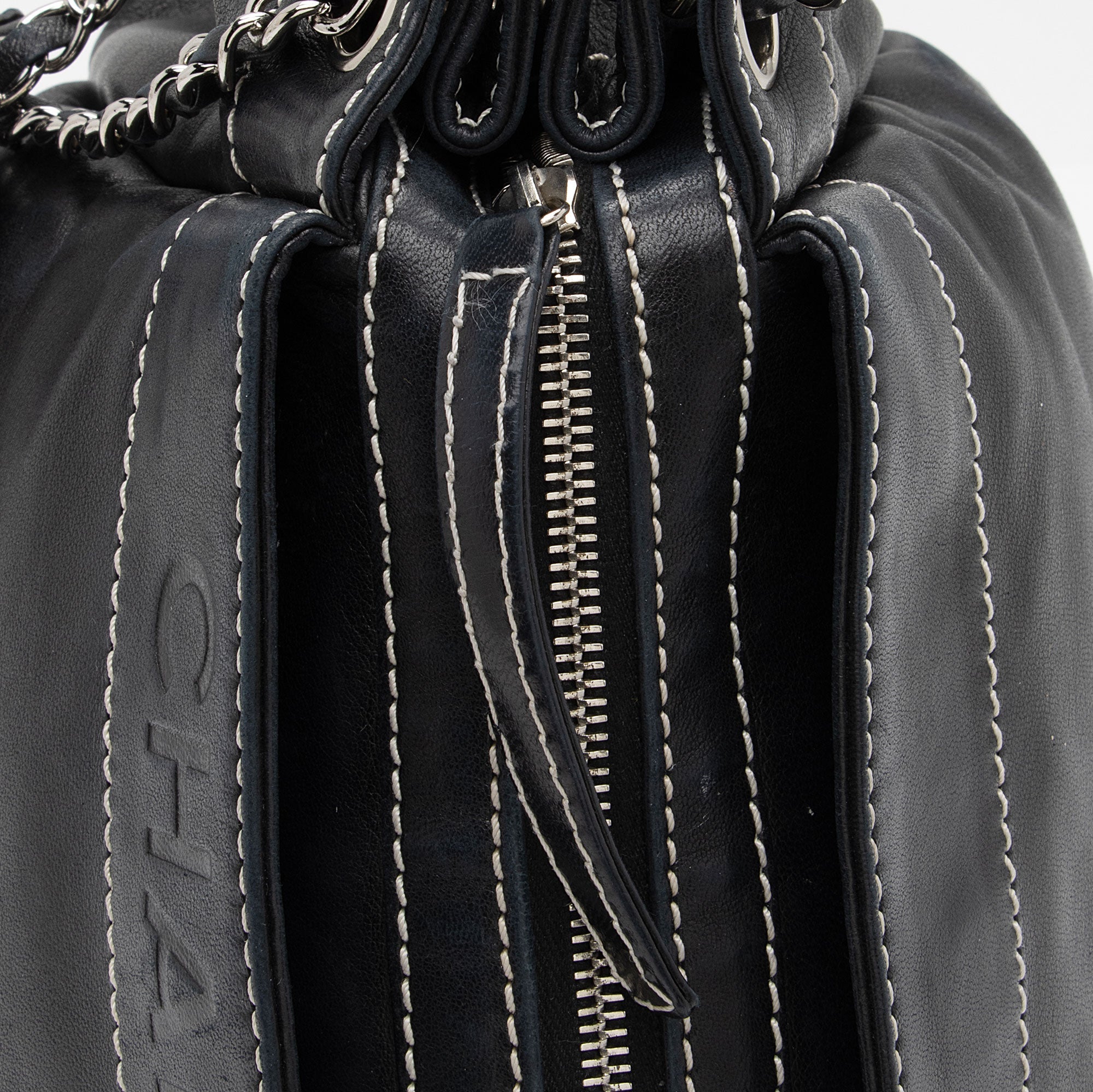 Chanel Lambskin LAX Accordion Shoulder Bag (SHF-WhynN4)