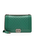 Chanel Lambskin New Medium Boy Bag (SHF-23600)