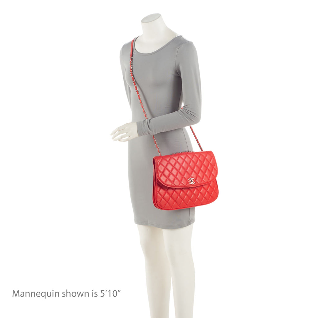 Chanel Lambskin Pagode Piping Flap Shoulder Bag (SHF-Cco5SB)
