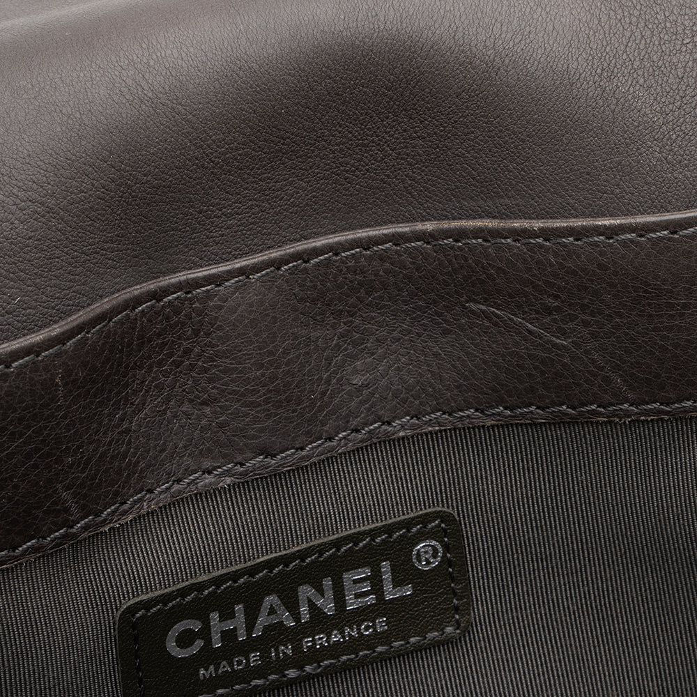 Chanel Lambskin Reverso Medium Boy Bag (SHF-15217)
