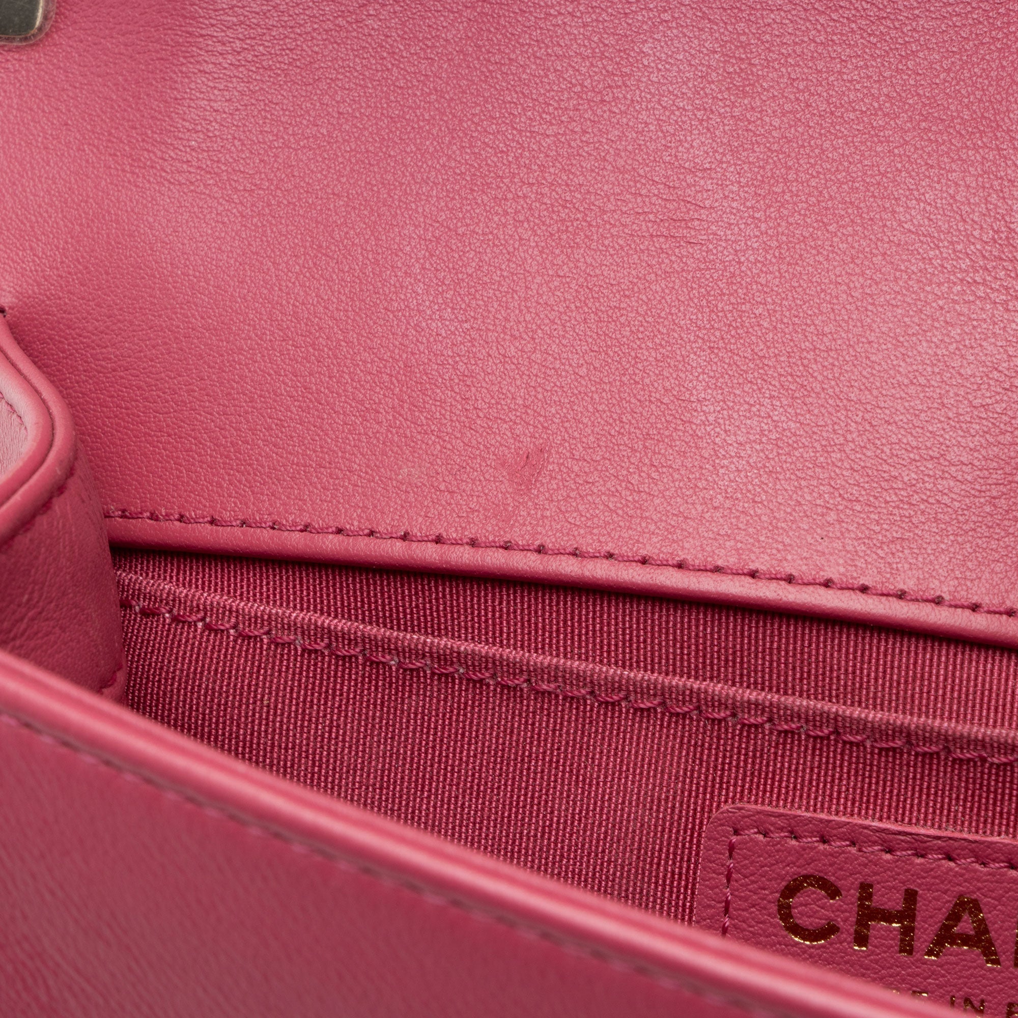 Chanel Lambskin Tweed Small Boy Bag (SHF-N1i7JO)