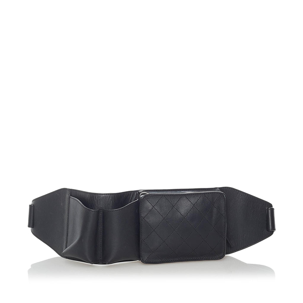 Chanel Matelasse Leather Belt Bag (SHG-30665)