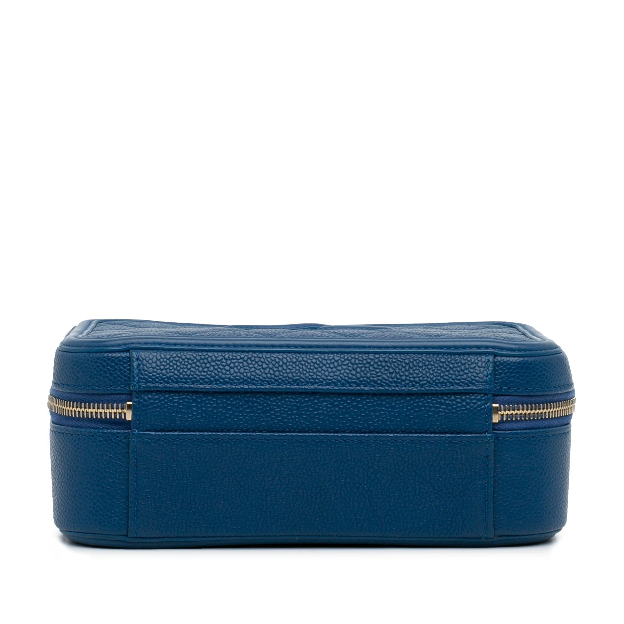Chanel Medium CC Filigree Caviar Vanity Case (SHG-hDYH99)