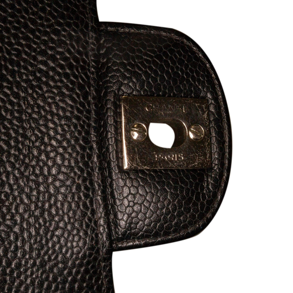 Chanel Medium Classic Caviar Double Flap (SHG-aR0s8D)