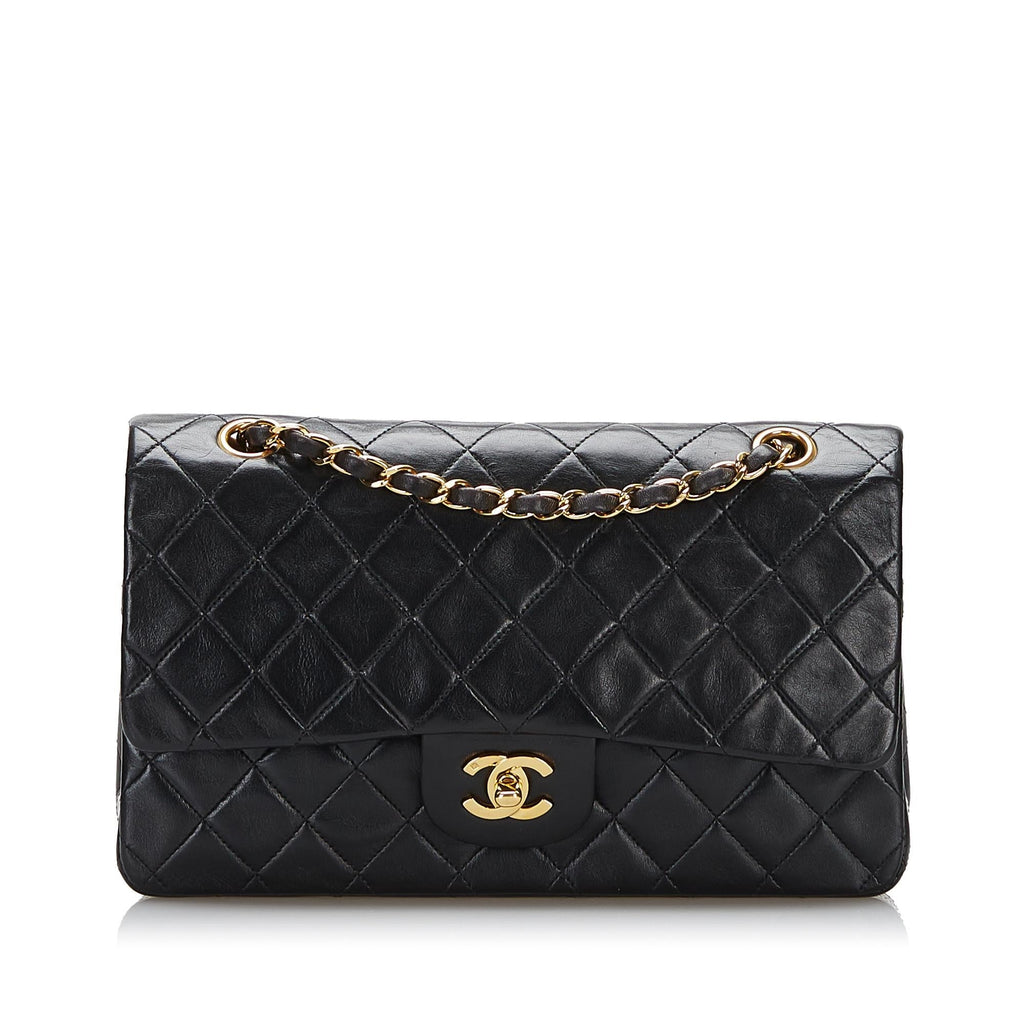 Chanel Medium Classic Lambskin Double Flap (SHG-37471)