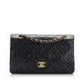Chanel Medium Classic Lambskin Double Flap (SHG-37471)