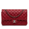 Chanel Medium Classic Lambskin Double Flap (SHG-N0mQR6)