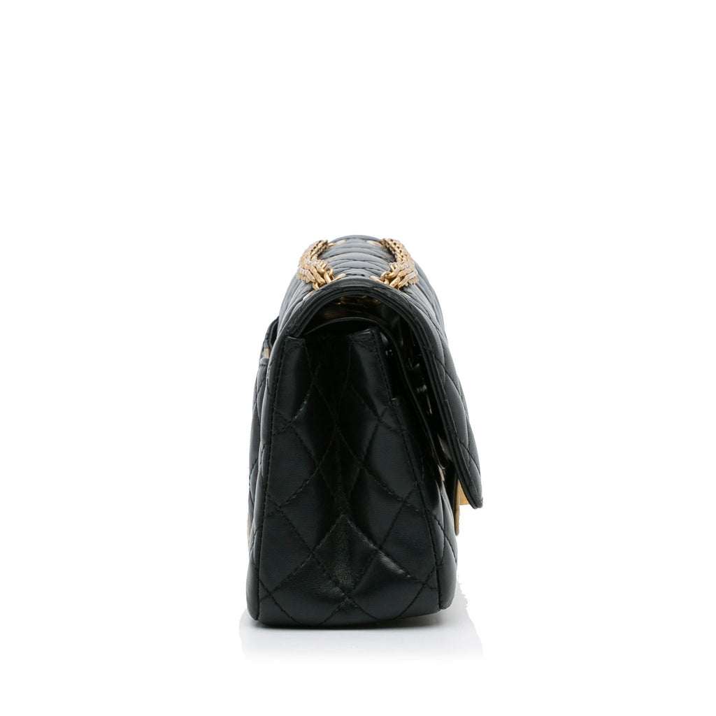 Chanel Medium Croc Embossed Lambskin 2.55 Reissue Double Flap Bag (SHG-JzyULz)