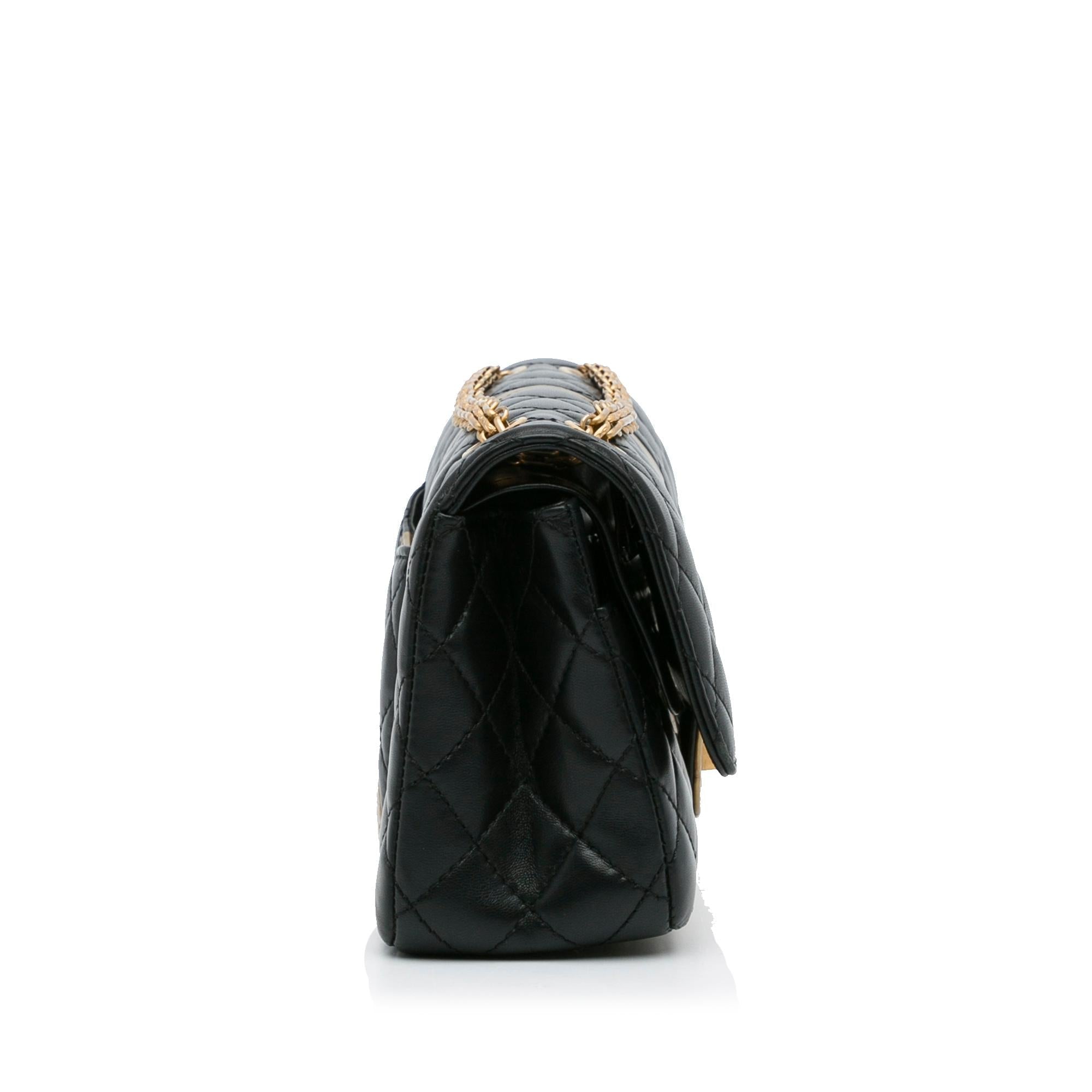 Chanel Medium Croc Embossed Lambskin 2.55 Reissue Double Flap Bag (SHG-JzyULz)