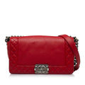 Chanel Medium Lambskin Boy Reverso Flap (SHG-9H5l0X)