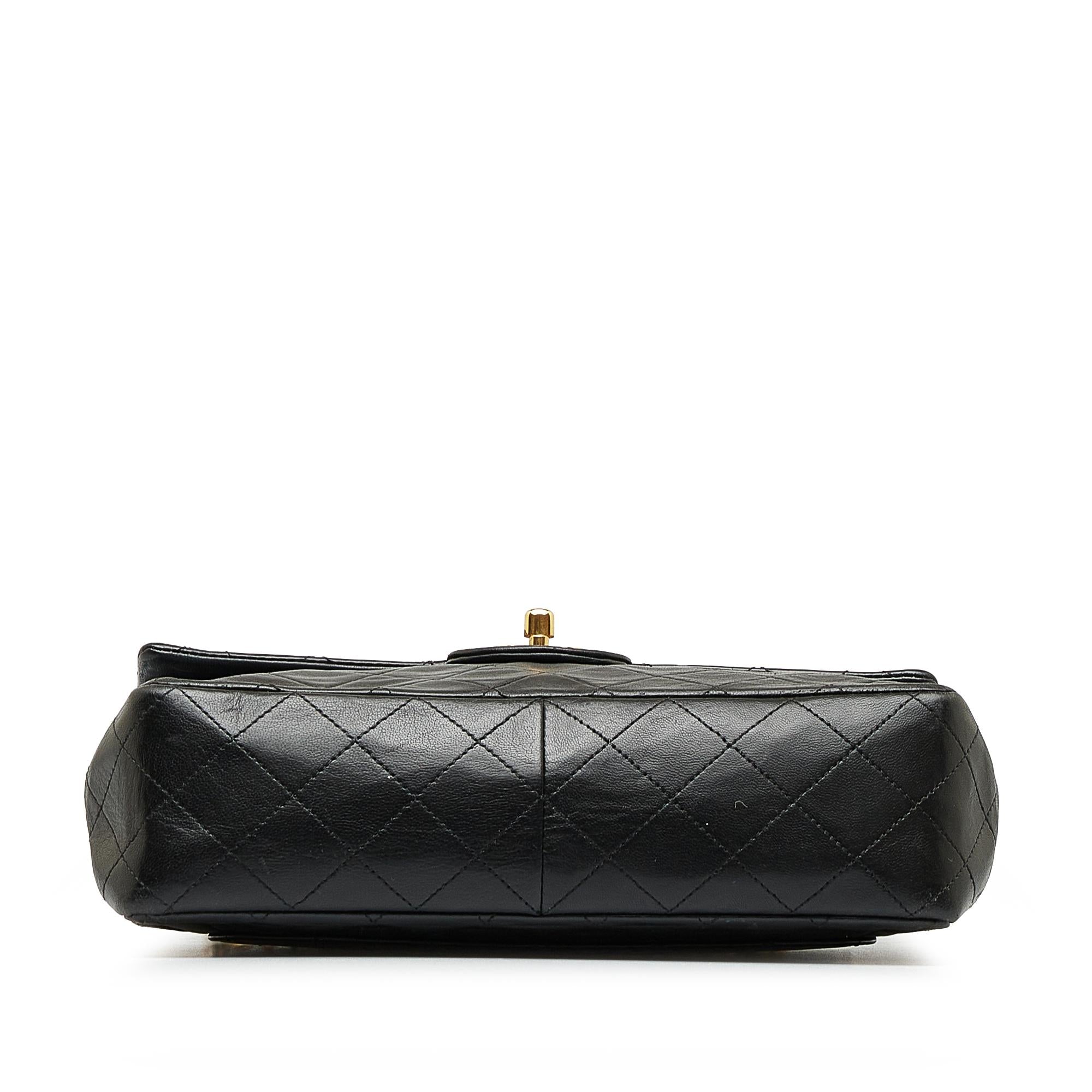 Chanel Medium Tall Classic Lambskin Double Flap (SHG-N2XA7B)