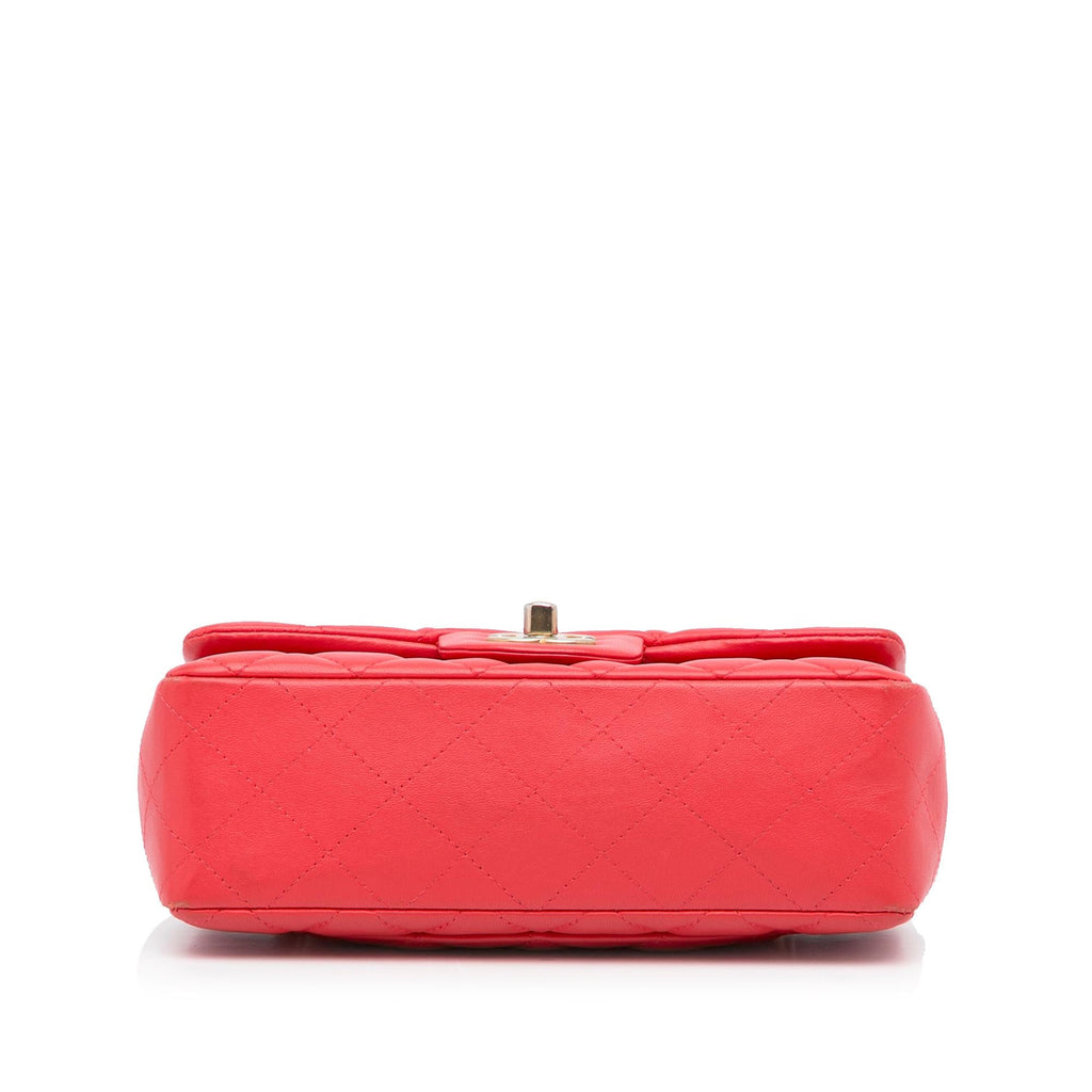 Chanel Mini Classic Lambskin Rectangular Single Flap (SHG-ShijLx)
