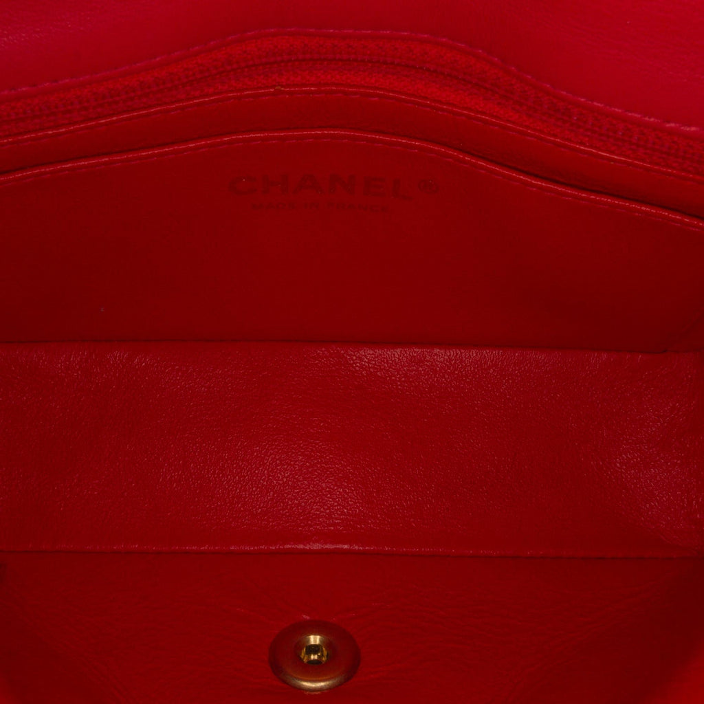 Chanel Mini Classic Lambskin Rectangular Single Flap (SHG-ShijLx)