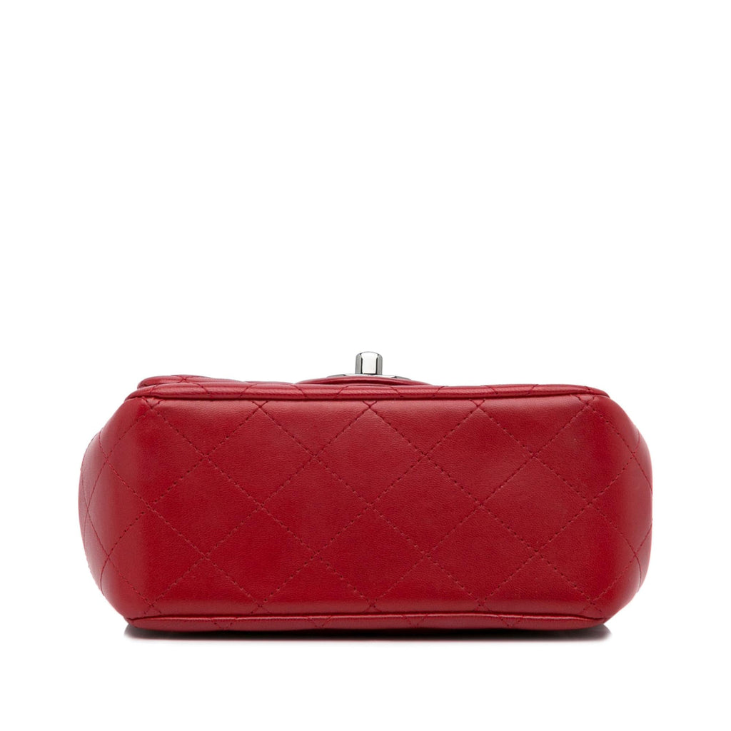 Chanel Mini Classic Lambskin Square Single Flap (SHG-xpK8dp)
