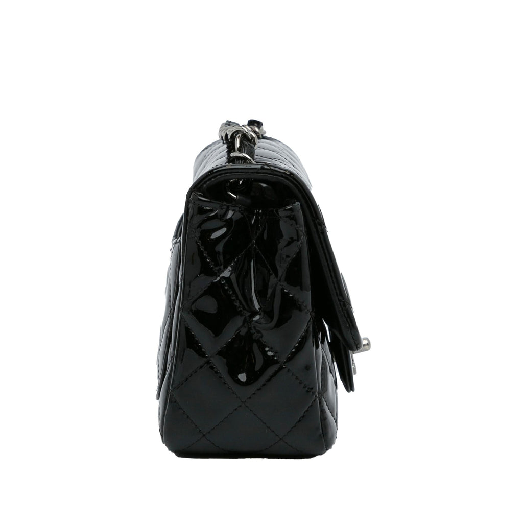 Chanel Mini Classic Square Patent Single Flap (SHG-rUMkrs)