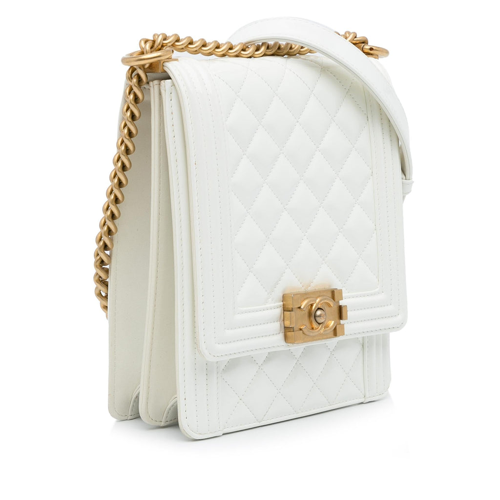 Chanel North South Boy Flap (SHG-sNk1nD)