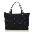 Chanel Old Travel Line Nylon Tote Bag (SHG-27920)