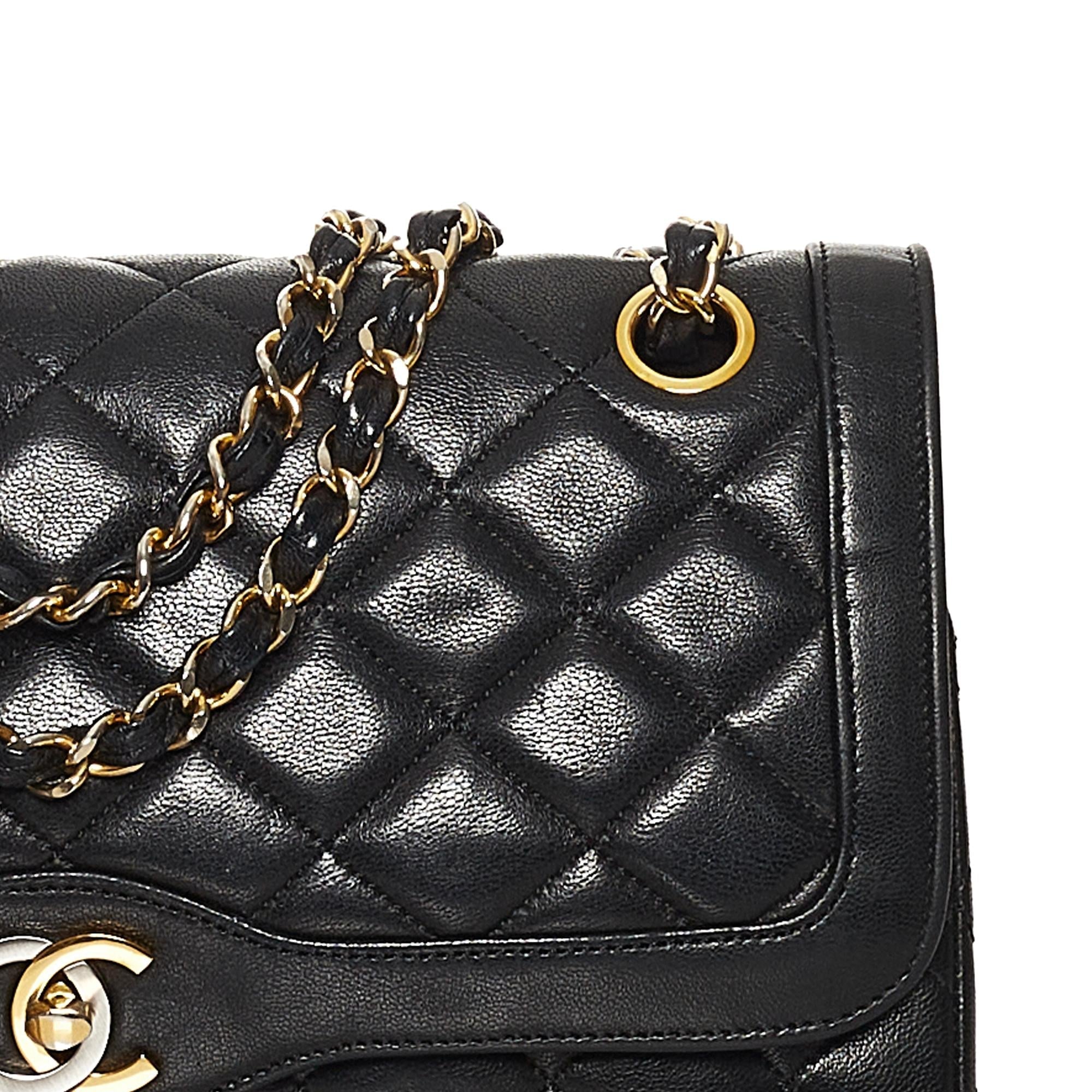 Chanel Paris Limited Edition Lambskin Double Flap Bag (SHG-35234)