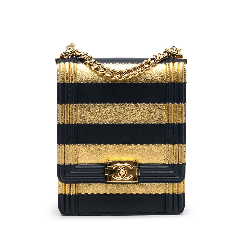 Chanel Paris-New York North South Boy Flap (SHG-rPN9kT)